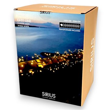 Sirius Easy-Line Cluster 1000 LED, 20m SIR46400